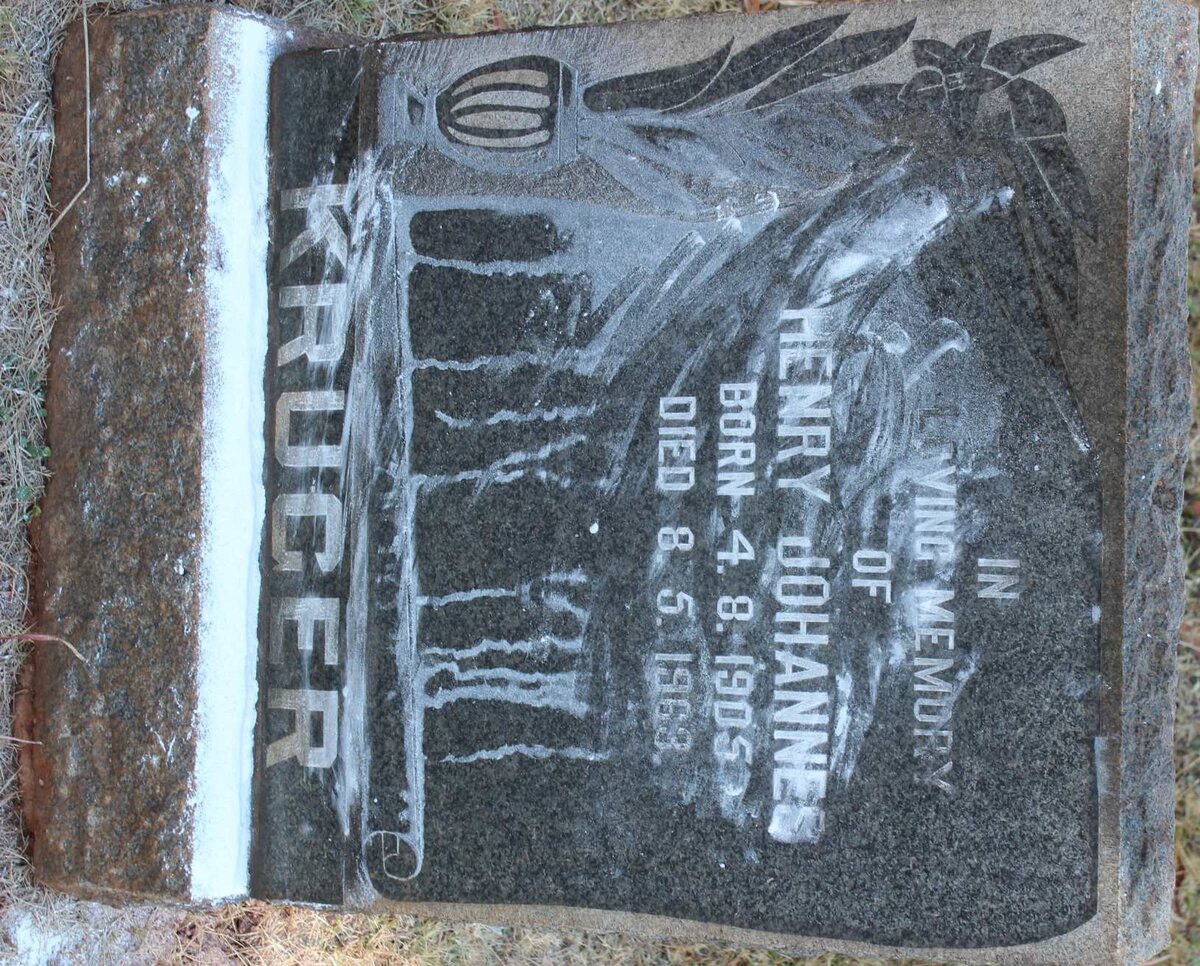 KRUGER Henry Johannes 1905-1963