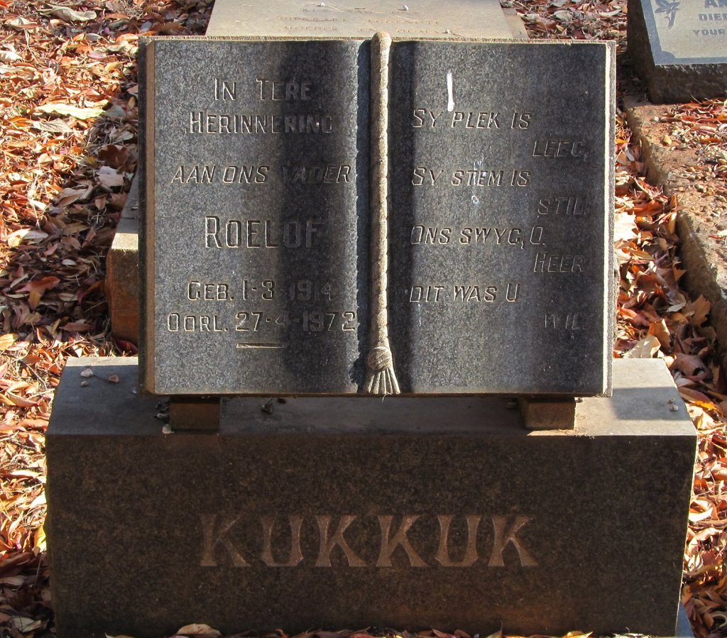 KUKKUK Roelof 1914-1972