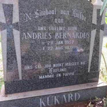 KUKARD Andries Bernardus 1952-1971