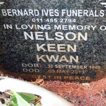 KWAN Nelson Keen 1949-2013