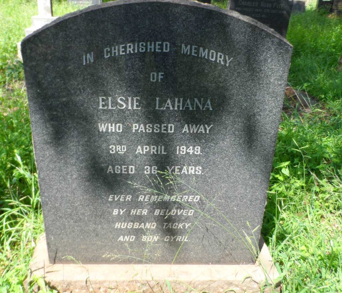 LAHANA Elsie -1949