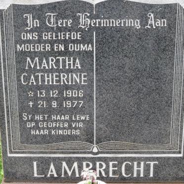 LAMPRECHT Martha Catherine 1906-1977