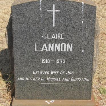 LANNON Claire 1918-1973
