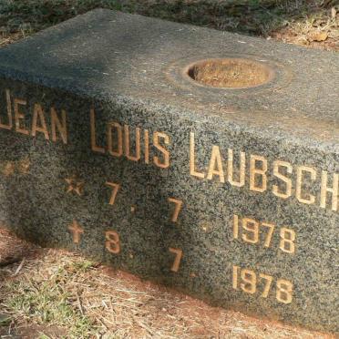LAUBSCHER Jean Louis 1978-1978