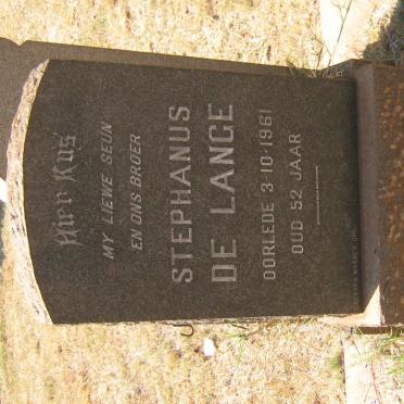 LANGE Stephanus, de -1961