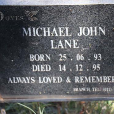 LANE Michael John 1993-1995