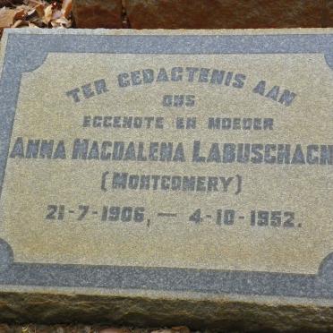 LABUSCHAGNE Anna Magdalena nee MONTGOMERY 1906-1952