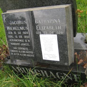 LABUSCHAGNE Jacobus Wilhelmus 1928-1993 &amp; Catharina Elizabeth 1929-