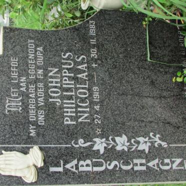 LABUSCHAGNE John Phillippus Nicolaas 1919-1983