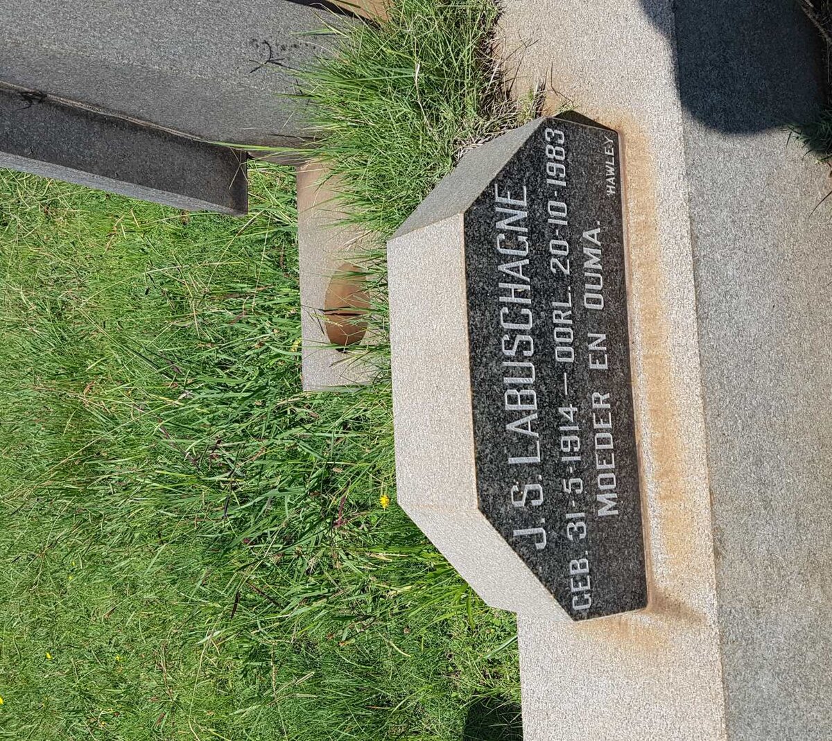 LABUSCHAGNE J.S. 1914-1983