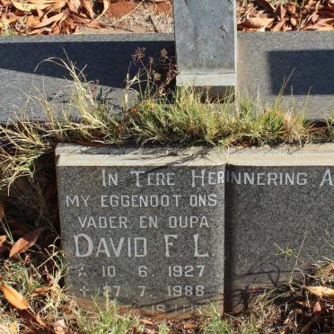 LANGE David F.L., de 1927-1988