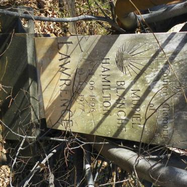 LAWRENCE Muriel Blanche Hamilton 1896-1977