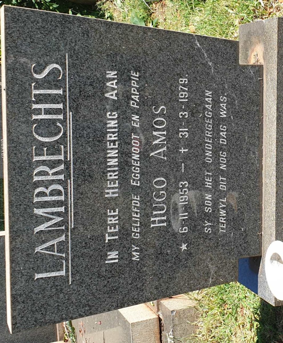 LAMBRECHTS Hugo Amos 1953-1979