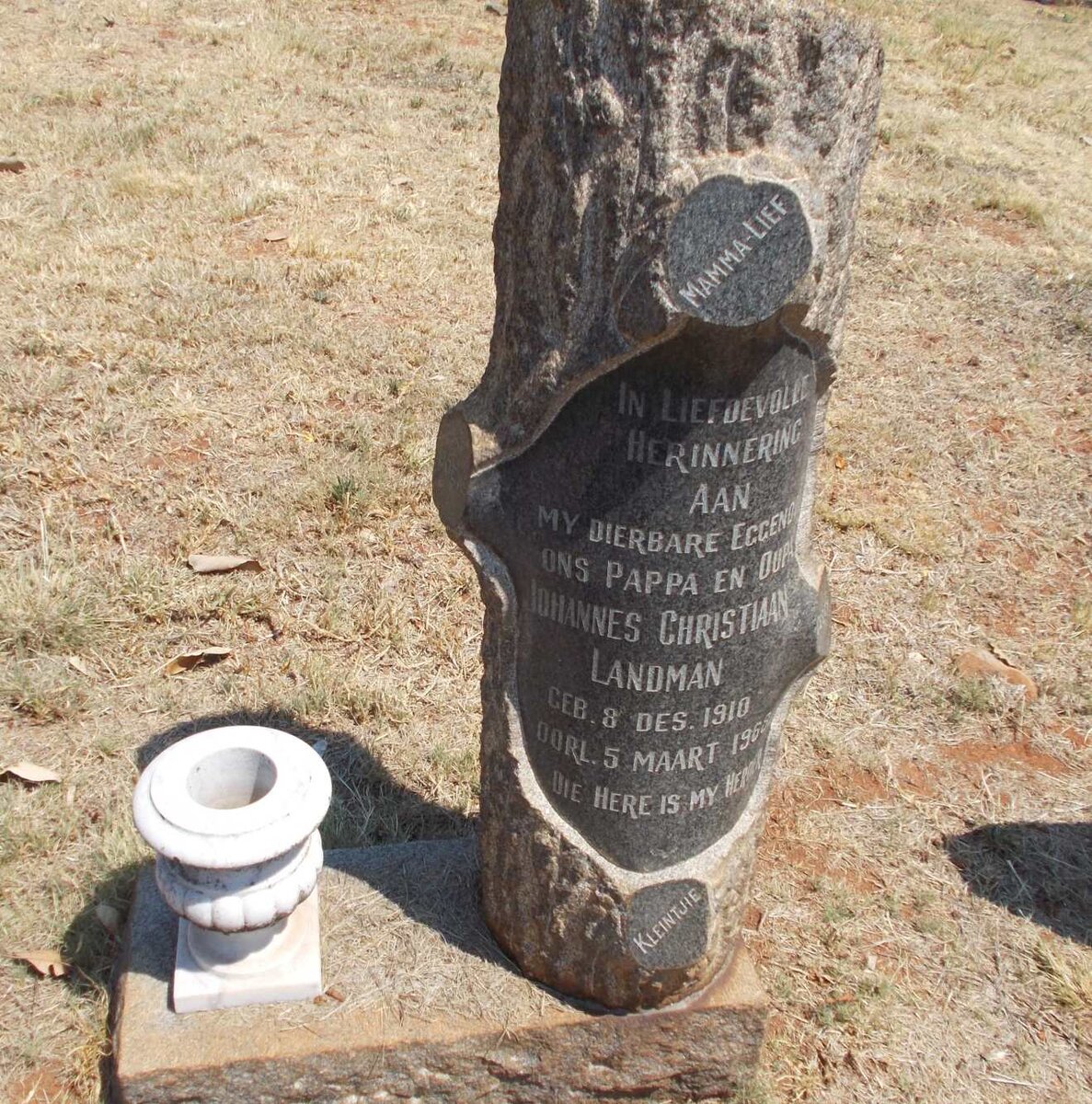 LANDMAN Johannes Christiaan 1910-1968