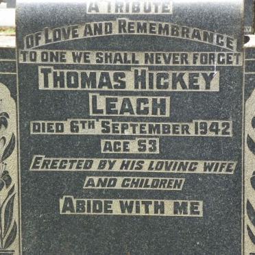 LEACH Thomas Hickey -1942