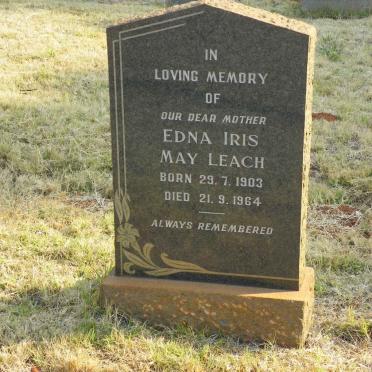 LEACH Edna Iris May 1903-1964