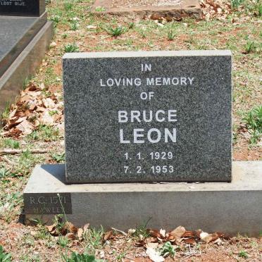 LEON Bruce 1929-1953
