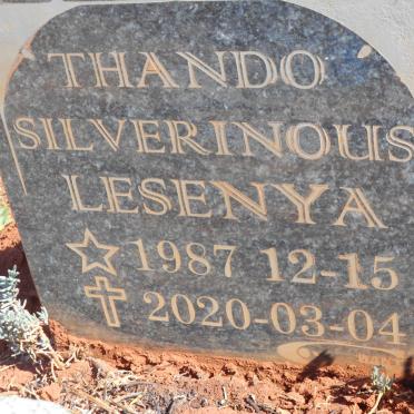 LESENYA Thando Silverinous 1987-2020