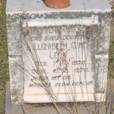 LEON Elizabeth C.H. 1970-1970