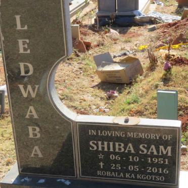 LEDWABA Shiba Sam 1951-2016