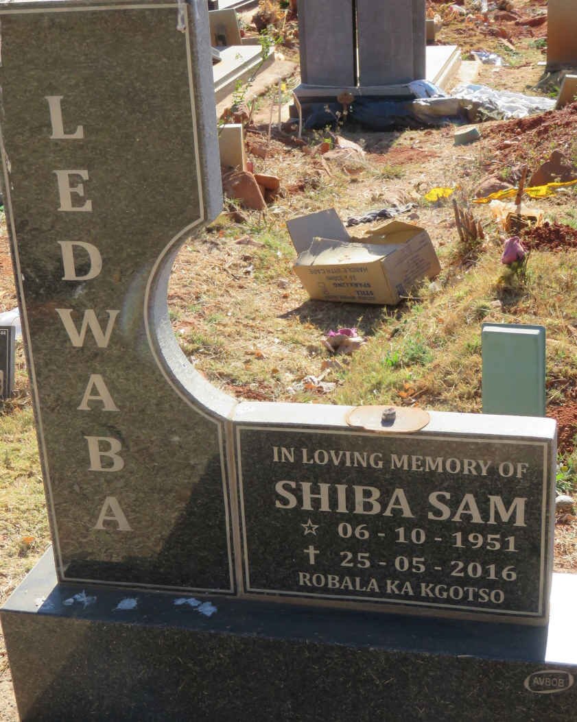 LEDWABA Shiba Sam 1951-2016
