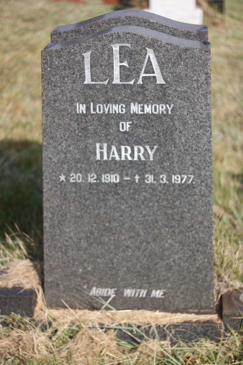 LEA Harry 1910-1977
