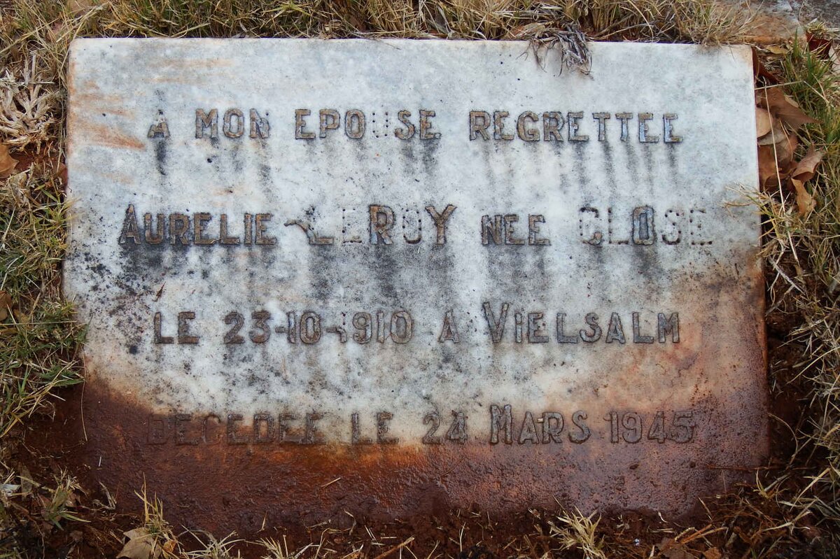 LEROY Aurelie nee CLOSE 1910-1945