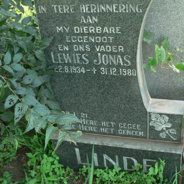 LINDE Lewies Jonas 1934-1980