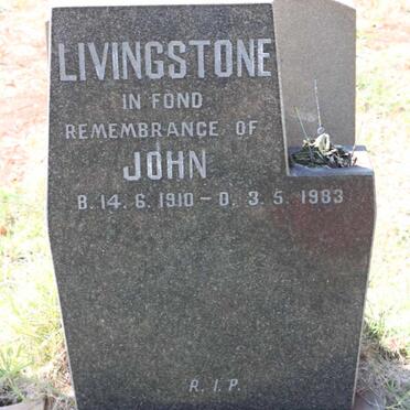 LIVINGSTONE John 1910-1983