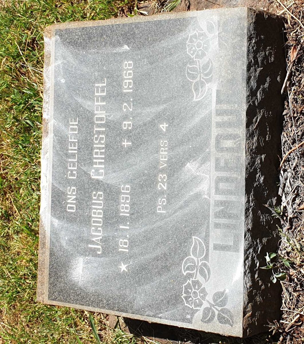 LINDEQUE Jacobus Christoffel 1896-1968