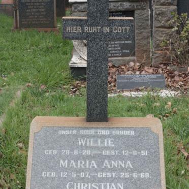 LOHLER Christian 1902-1981 &amp; Maria Anna 1907-1968 :: LOHLER Willie 1928-1951