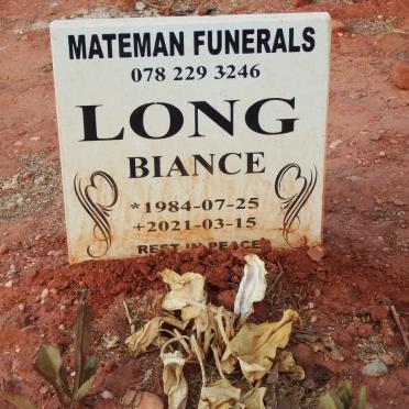 LONG Biance 1984-2021