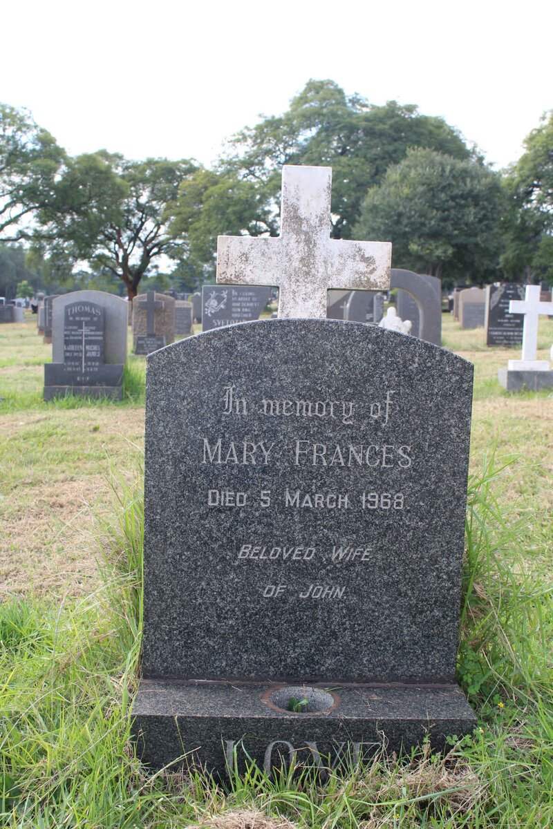 LOVE Mary Frances -1968