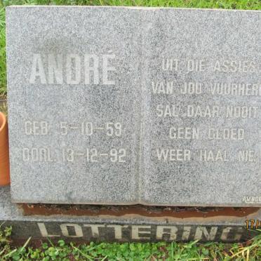 LOTTERING Andre 1959-1992