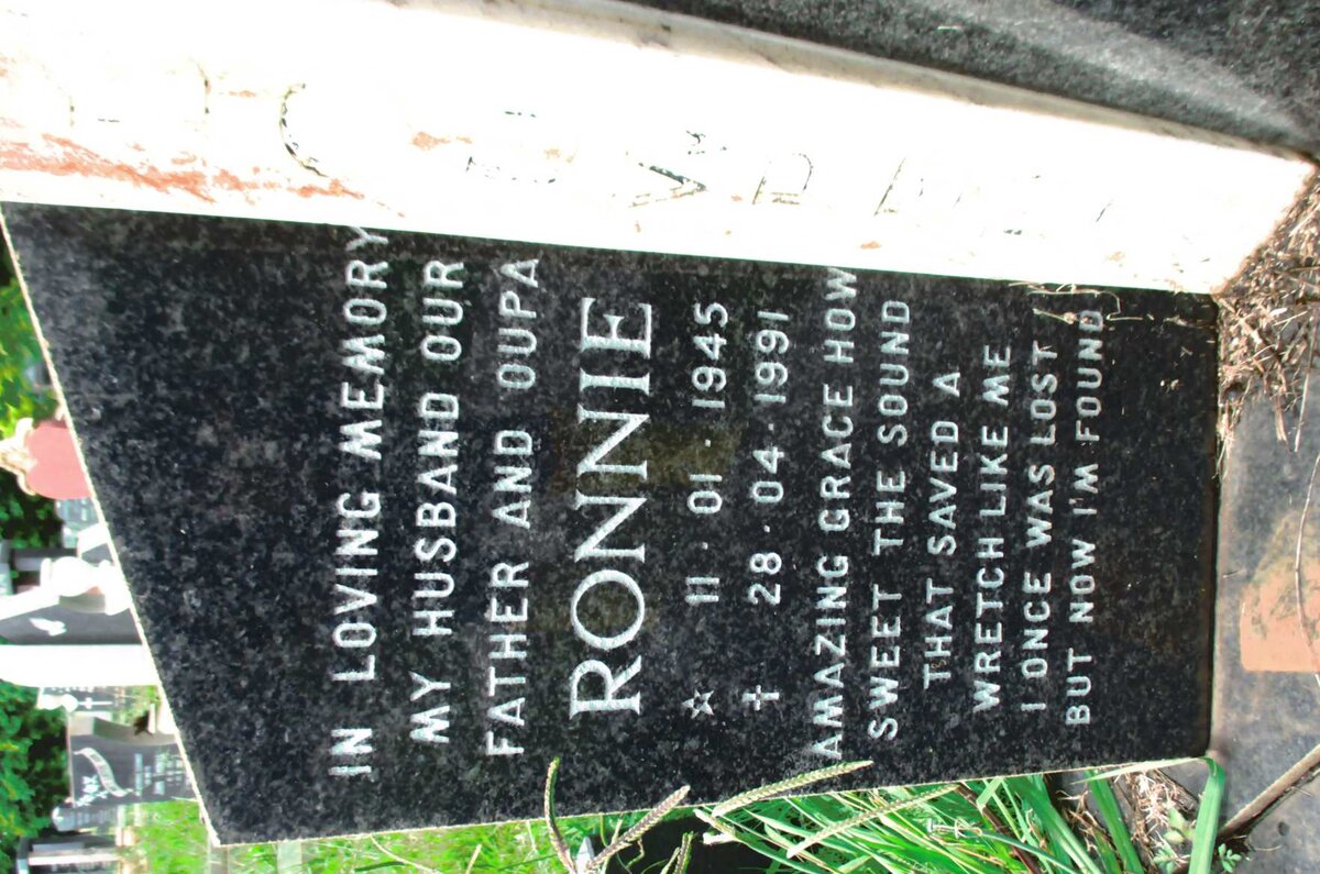 LOUWRENS Ronnie 1945-1991