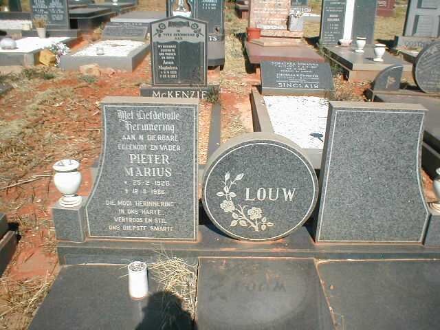 LOUW Pieter Marius 1928-1986