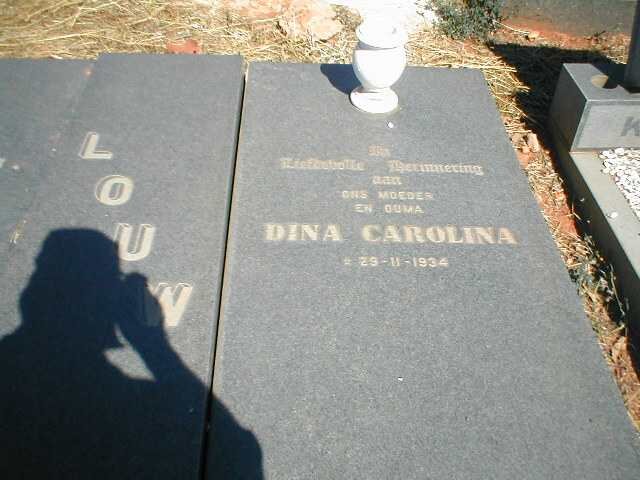 LOUW Dina Carolina 1934-