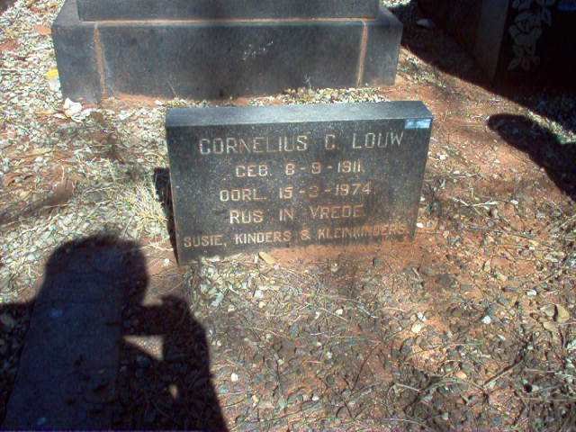 LOUW Cornelius C. 1911-1974