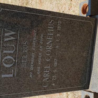 LOUW Carel Cornelius 1917-1973