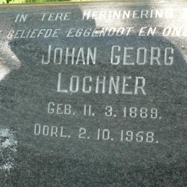 LOCHNER Johan George 1889-1958