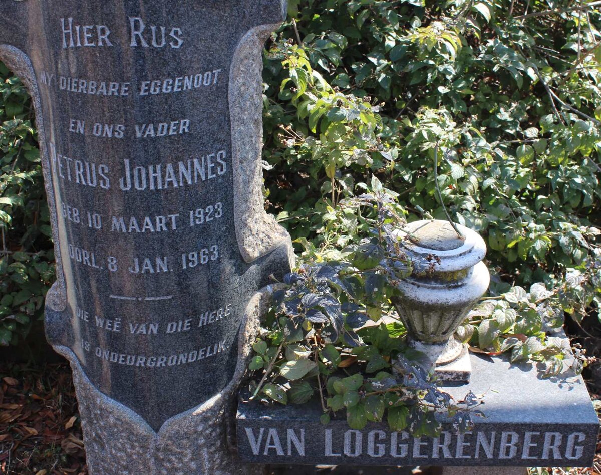 LOGGERENBERG Petrus Johannes, van 1923-1963