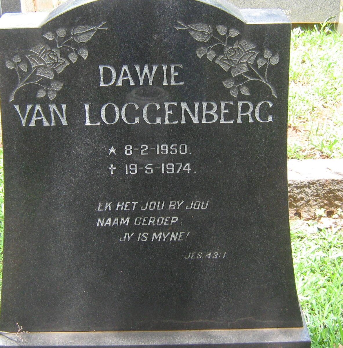 LOGGENBERG Dawie, van 1950-1974