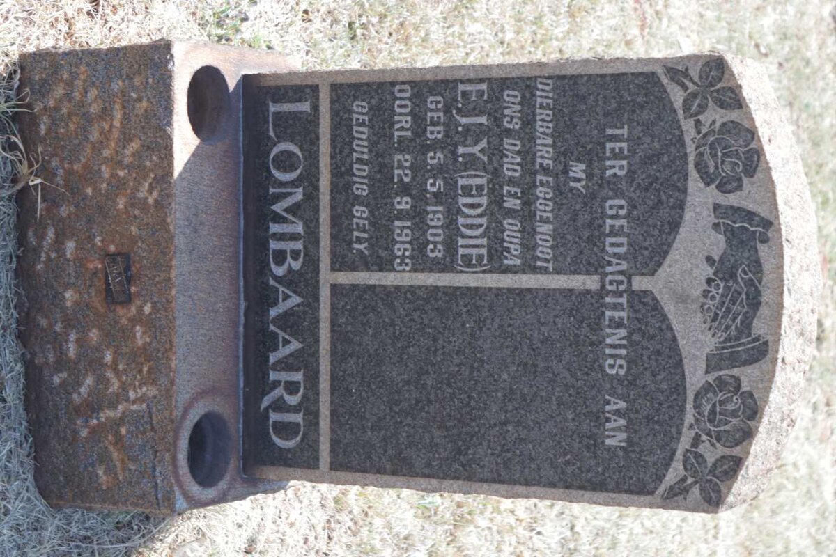 LOMBAARD E.J.Y. 1903-1963