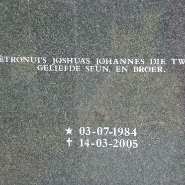 LOURENS Petronui's Joshua's Johannes 1984-2005