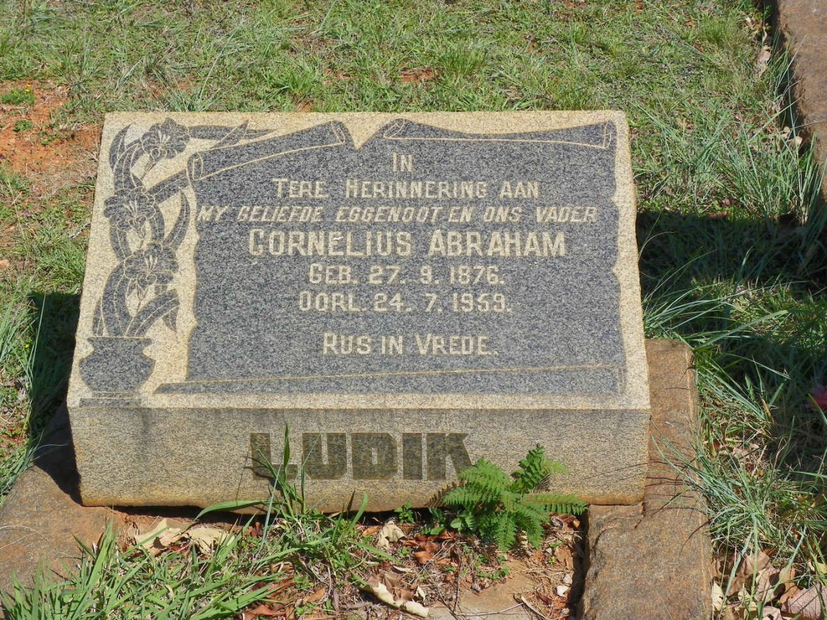 LUDIK Cornelius Abraham 1876-1959