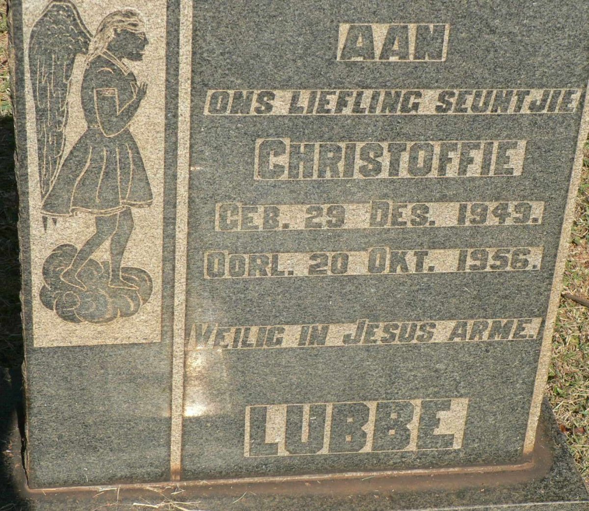 LUBBE Christoffie 1949-1956