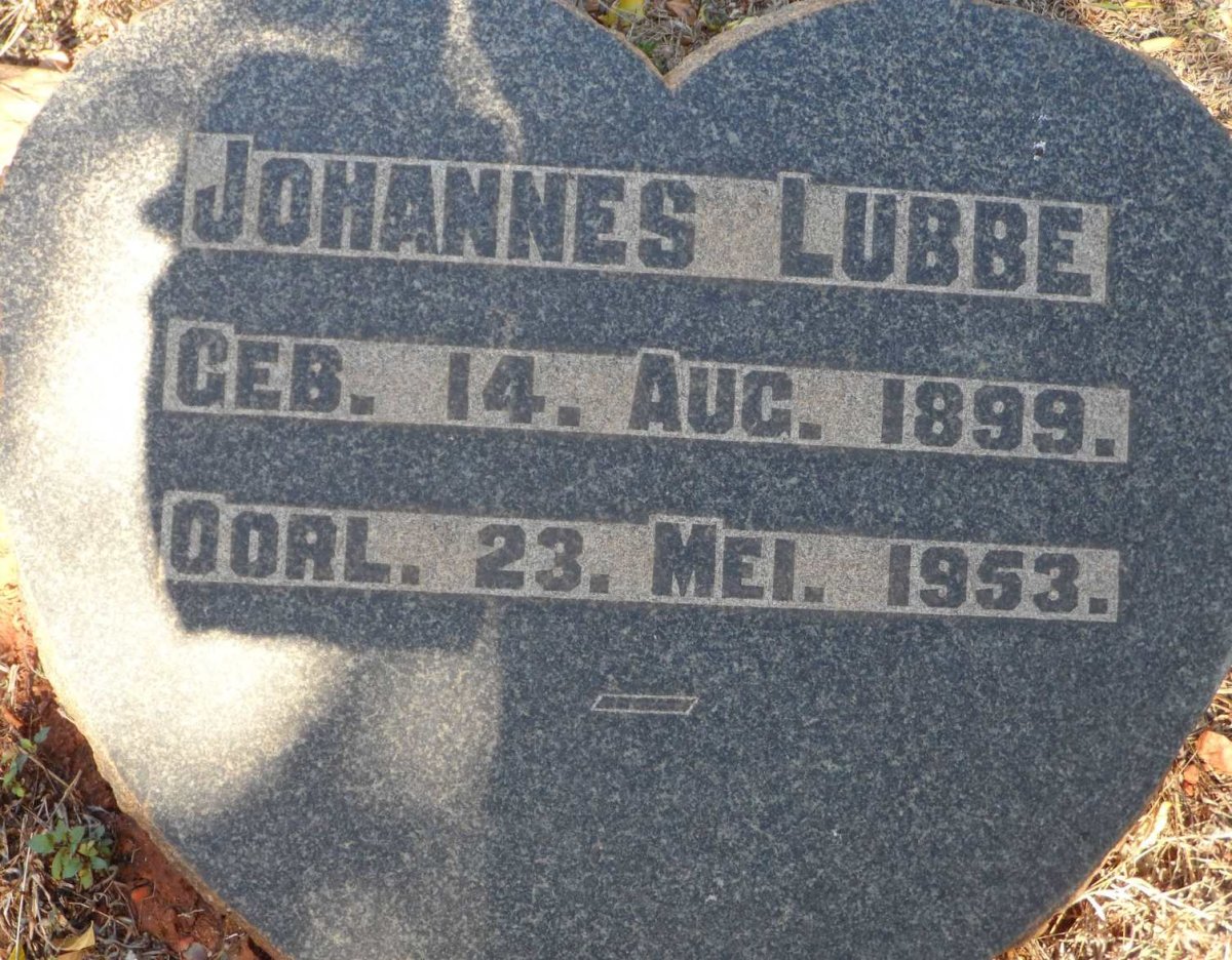 LUBBE Johannes 1899-1953