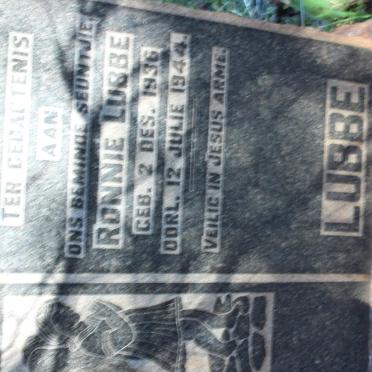LUBBE Ronnie 1936-1944