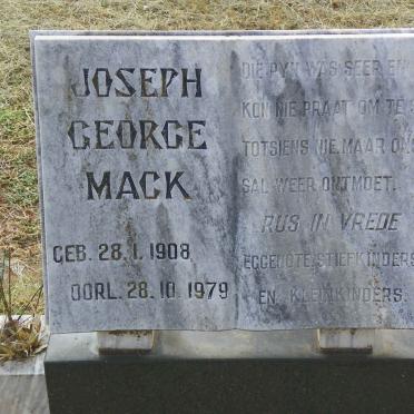 MACK Joseph George 1908-1979