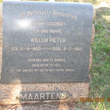 MAARTENS Willem Pieter 1893-1953